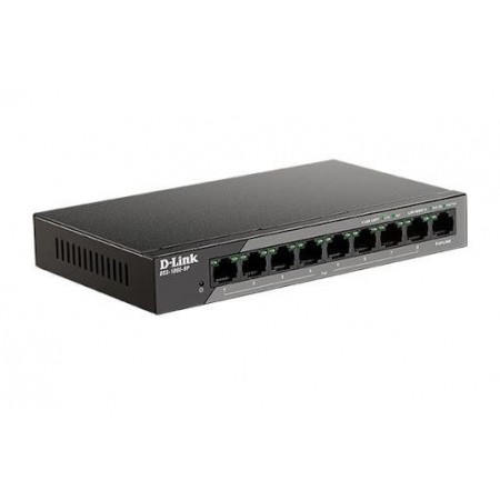 Switch DLINK DSS-100E-9P, 9 port, 10/100 Mbps