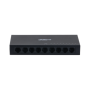 Switch Dahua 9 porturi, unmanaged, Interfata: Port 1-8: 8 × RJ-45 10/100 Mbps, Port 9: 1 × RJ-45 10 M/100 M/1000 Mbps (uplink), 