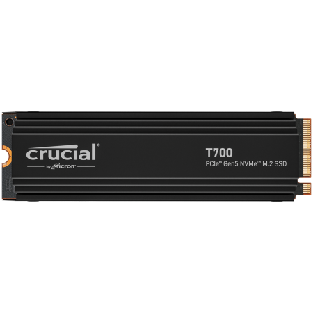 Crucial T700 4TB PCIe Gen5 NVMe M.2 SSD with heatsink, EAN: 649528936738