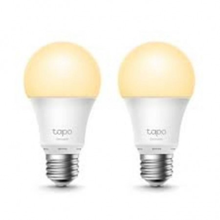 TP-Link Tapo L510E Smart bulb White 2 PACK, Yellow Wi-Fi, Dimmable, E27, Wi-Fi Protocol IEEE 802.11b/g/n, Wi-Fi Frequency 2.4 GH