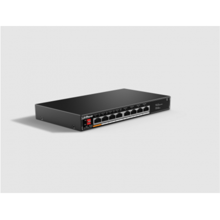 Switch DAHUA cu 8 porturi, 8x LAN, 4x PoE,