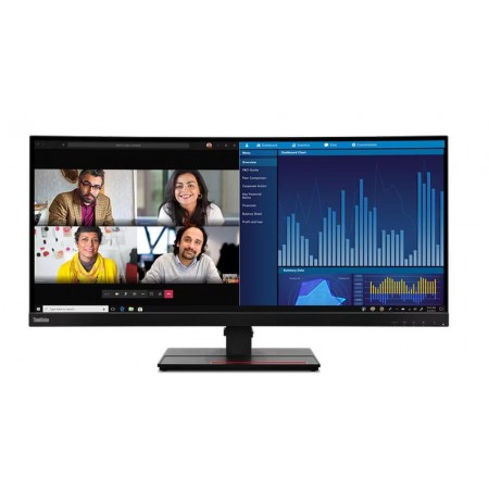 Monitor  Lenovo ThinkVision P34w-20 34.14" IPS, UWQHD (3440x1440), 21:9, Brightness: 300 cd/m², Contrast ratio: 1000:1, Response