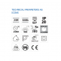 Pendul LED Vivalux REMI, 1xE27, 14W, 1150 lm, lumina calda (3000K), 100°, IP20, Ø160x1000mm, 25000h, Alb