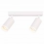 Spot dublu reglabil Vivalux KING, 2xGU10, max 2x35W, IP20, 220х55х165mm, Alb, becuri neincluse