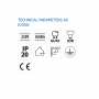 Spot dublu reglabil Vivalux KING, 2xGU10, max 2x35W, IP20, 220х55х165mm, Alb, becuri neincluse