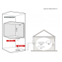 Adaptor Bridge pentru lifturi Hikvision DS-3WF01C-2N, distanta transmisie wireless: 500m, Standard IEEE 802.11b/g/n, antena inte