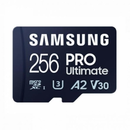 Card de Memorie MicroSDXC Samsung PRO Ultimate MB-MY256SB/WW 256GB, Class 10, UHS-I U3, V30, A2 + Adaptor USB