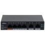 Dahua desktop switch, 6 porturi Gigabit, 4 porturi POE, CS4006-4GT-60, Port 1-4: 4 × RJ-45 10/100/1000 Mbps (POE),  Port 5-6: 2 