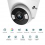 TP-Link Camera IR de supraveghere Turret pentru interior VIGI C440- W(4MM), Senzor imagine: CMOS 1/3", Lentila 4mm, F1.6, Infrar