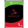 HDD NAS SEAGATE IronWolf 1TB CMR, 3.5'', 256MB, 5400RPM, SATA, RV Sensor, Rescue Data Recovery Services 3 ani, TBW: 180