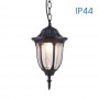 Pendul tip felinar Vivalux TOSCA, E27, max 1x60W, IP44, 163x163x1100mm, Negru, bec neinclus