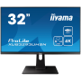 Iiyama ProLite XUB3293UHSN-B5LED monitor 32" (31.5" viewable) 3840 x 2160 4K @ 60 Hz IPS 350 cd/m² 1000:1 4 ms HDMI DisplayPort 