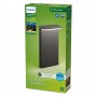 Stalp LED pentru exterior Philips BUSTAN, 3.8W, 800 lm, lumina calda (2700K), IP44, 400x220x90mm, Antracit