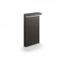 Stalp LED pentru exterior Philips BUSTAN, 3.8W, 800 lm, lumina calda (2700K), IP44, 400x220x90mm, Antracit