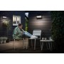 Aplica LED pentru exterior Philips BUSTAN, 3.8W, 800 lm, lumina calda (2700K), IP44, 92x220x78mm, Antracit