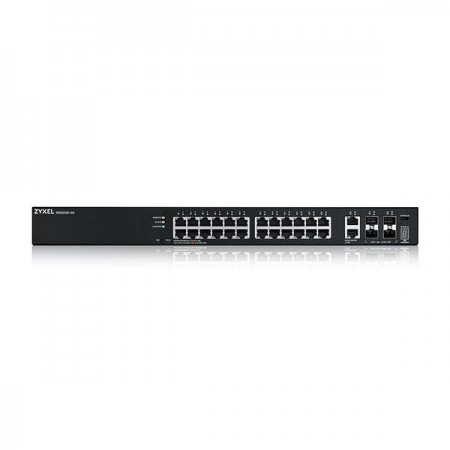 XGS2220-30, L3 Access Switch, 24x1G RJ45 2x10mG RJ45, 4x10G SFP+ Uplink, incl. 1 yr NebulaFlex Pro