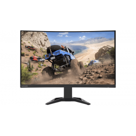 Monitor Gaming curbat Lenovo G32qc-30, 31.5", 2560x1440, 165Hz, Pivot, Boxe integrate, Black