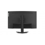 Monitor Gaming curbat Lenovo G32qc-30, 31.5", 2560x1440, 165Hz, Pivot, Boxe integrate, Black