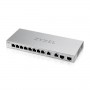 XGS1010-12-ZZ0101F - Ethernet Switch, RJ45 Ports 10, Fibre Ports 2SFP+, 10Gbps, Unmanaged, Zyxel