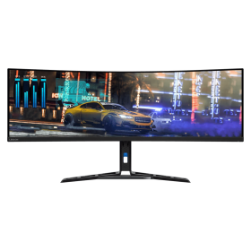 Monitor Gaming Lenovo Legion R45w-30, 44.5", 5120x1440, 165Hz , pivot, 2x HDMI® 2.1, 1x DP 1.4, 1x USB-C, AMD FreeSync™ Premium 