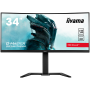 IIYAMA Monitor GB3467WQSU-B5 Gaming 34" UW ETE VA-panel, Curved Gaming 1500R, G-Master Red Eagle, 3440x1440@165Hz (21:9), 0,4ms 