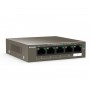 Tenda switch TEF1105P-4-38W, 5-Port 10/100Mbps, 4-porturi POE, Standarde de retea:  IEEE 802.3、 IEEE 802.3u、IEEE 802.3x、 IEEE 80