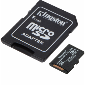 Card de Memorie MicroSDHC Kingston, 16GB, Adaptor SD, Class 10