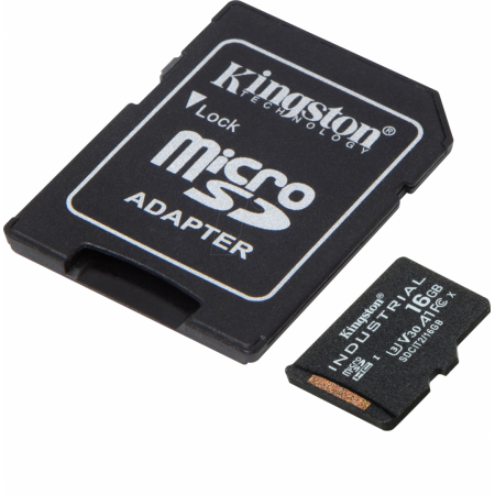 Card de Memorie MicroSDHC Kingston, 16GB, Adaptor SD, Class 10