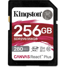 Card de Memorie SDXC Kingston Canvas React Plus Class 10 UHS-II 256GB