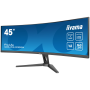 IIYAMA Monitor LED XCB4594DQSN-B1 45’’ Dual QHD VA panel with KVM switch, USB-C 90W dock and RJ45 5120 x 1440 @165Hz 	32:9 450 c
