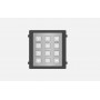 Modul de extensie videointerfon cu tastatura Hikvision DS-KD- KP/S.permite formarea codului de apartament sau a codului de acces