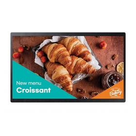 Monitor signage SAMSUNG QB24C, 24", 250nit, 16/7, FHD, 14ms, contrast static 1000:1, mătuire 25%, Tizen 7.0, MagicINFO, stocare 