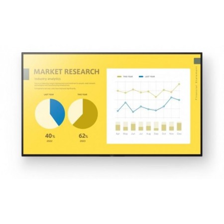 Monitor signage Sony EZ20L, 43", 350nit, 16/7, UHD, E-LED, 10ms, contrast static 3000:1, mătuire 25%, stocare 16GB. Wi-Fi Direct