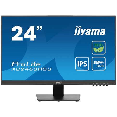 iyama ProLite XU2463HSU-B1 - LED monitor24" (23.8" viewable) 1920 x 1080 Full HD (1080p) @ 100 Hz IPS 250 cd/m² 1300:1 3 ms HDMI
