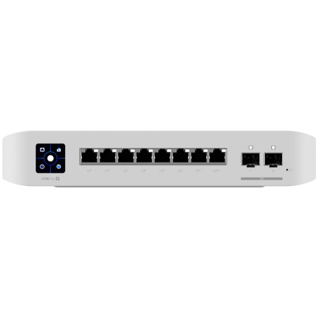 Ubiquiti USW-Pro-8-PoE-EU An 8-port, Layer 3 switch with PoE+ and P...