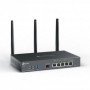 "Omada AX3000 Wi-Fi 6 Gigabit VPN Router PORT: 1× Gigabit SFP WAN/LAN Port, 1× Gigabit RJ45 WAN Port, 4× Gigabit WAN/LAN RJ45 Po