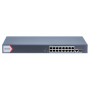 Switch 16 porturi POE Gigabit, Hikvision DS-3E1518P-EI(V2), Web management, 16 × gigabit PoE ports( PoE output power management)