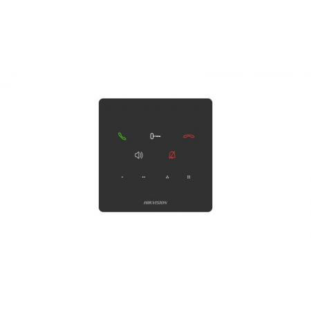 Post interior interfon audio Hikvision DS-KH6000-E1, 9 butoane, microfon inclus, difuzor inclus, interfata: 1 RJ-45 100 Mbps, al