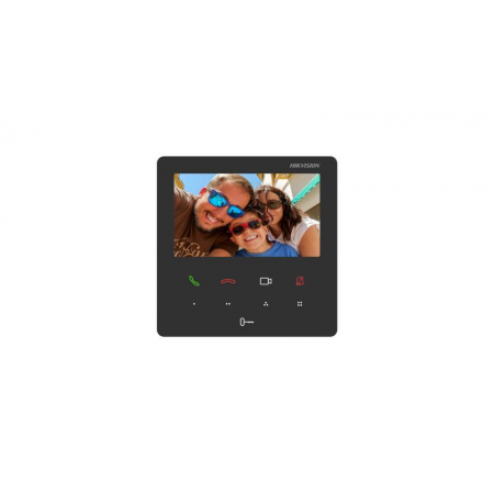 Post interior videointerfon color Hikvision DS-KH6110-WE1, 4.3-inch colorful touch screen, rezolutie: 480 × 272, Colorful TFT, 9