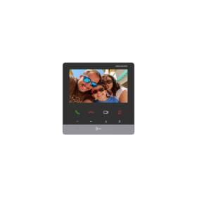 Post interior videointerfon IP Hikvision DS-KH6100-E1, 4.3-inch colorful non-touch screen, rezolutie: 480 × 272, Colorful TFT, 9