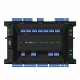 Centrala control acces Hikvision DS-K2702WX-E1(P), 10/100/1000 Mbps, Wi- Fi, interfete: 1x Network, 2x Lock Control, 2x Exit But