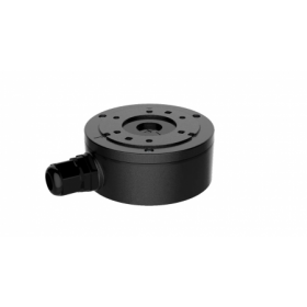 Doza conexiune camere Hikvision DS-1280ZJ-XS(Black) aluminiu, dimensiuni: Φ100 x 43.2 x 129mm, greutate: 320g, compatibil cu: ca