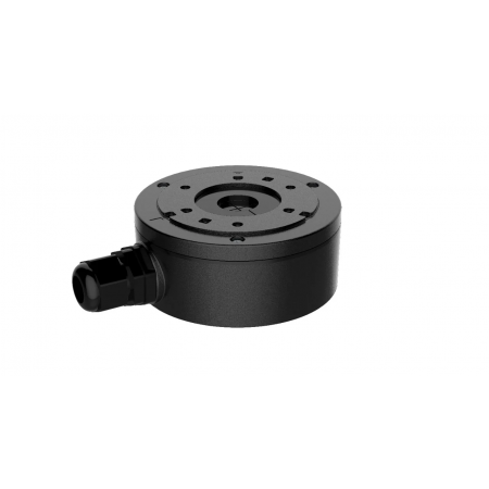 Doza conexiune camere Hikvision DS-1280ZJ-XS(Black) aluminiu, dimensiuni: Φ100 x 43.2 x 129mm, greutate: 320g, compatibil cu: ca