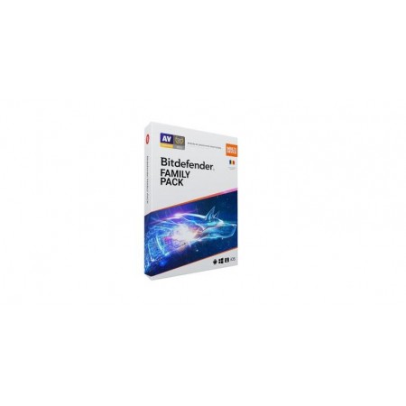 Licenta retail Bitdefender Family Pack - protectie anti-malwarecompleta pentru toata familia, disponibila pentru Windows, macOS,