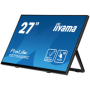 IIYAMA Monitor LED T2755QSC-B1  27” Optical Bonded PCAP 10pt IPS Edge to edge glass 2560 x 1440 @75Hz 400 cd/m² HDMI DP USB Hub 