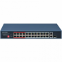 Switch Hikvision DS-3E0326P-E/M(C) 24 Port Fast Ethernet Unmanaged POE Switch Intelligent PoE Management When the power supply e