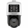 Camera de supraveghere IP TandemVu 6+4MP 25X Colorful & IR Panoramic & PTZ Hikvision DS-2SE4C425MWG-E/26(F0), lentila bullet fix