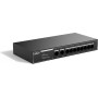 DAHUA 10-Port Economical Gigabit PoE Switch with 8-Port PoE, Port 1-2:2 × RJ-45 10/100/1000Mbps(Uplink), Port 3-10:8 × RJ-45 10/
