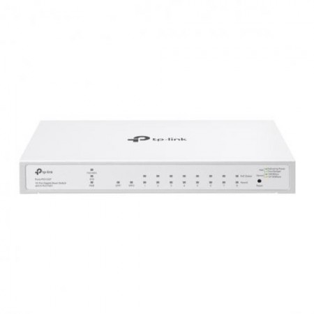 TP-LINK 10-Port Gigabit Smart Switch with 8-Port PoE+ FESTA FS310GP, iNTERFATA: 8× 10/100/1000Mbps PoE+ RJ45 Ports (Auto-Negotia