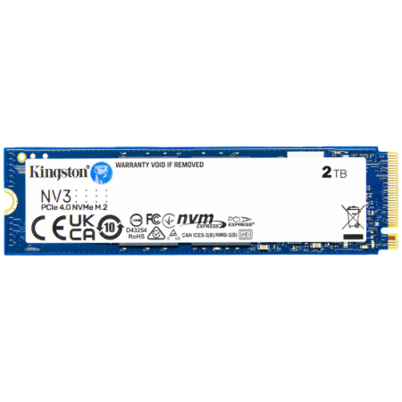 Kingston SSD 2TB NV3 M.2 2280 PCIe 4.0 NVMe SSD , EAN: 740617344783